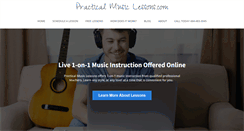 Desktop Screenshot of practicalmusiclessons.com